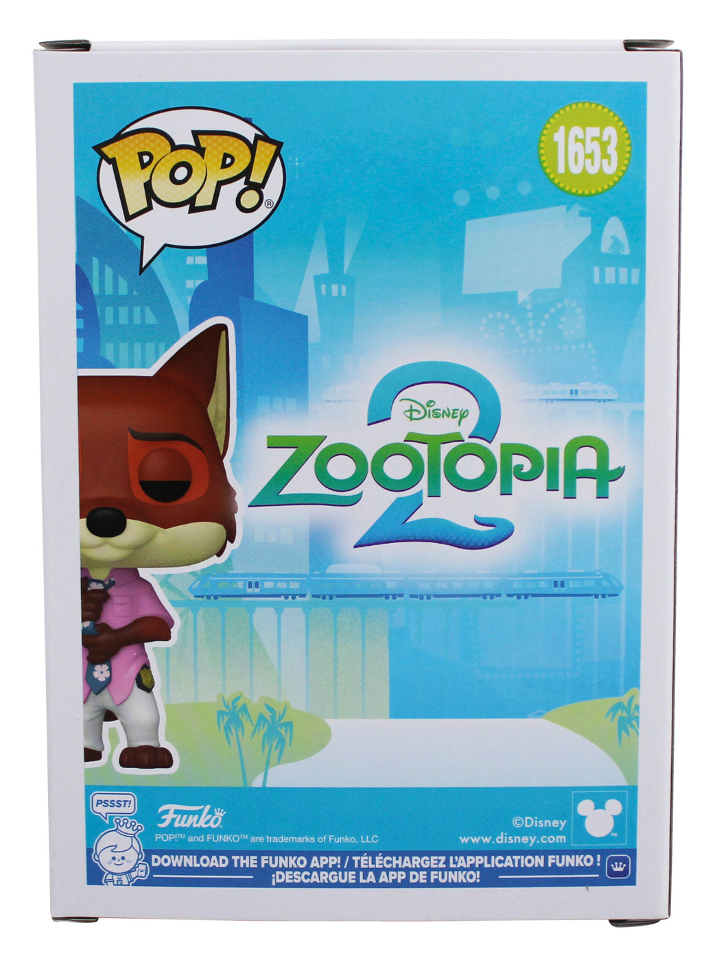 Jason Bateman Zootopia Signed Nick Wilde #1653 Funko Pop Figure JSA #AX81871