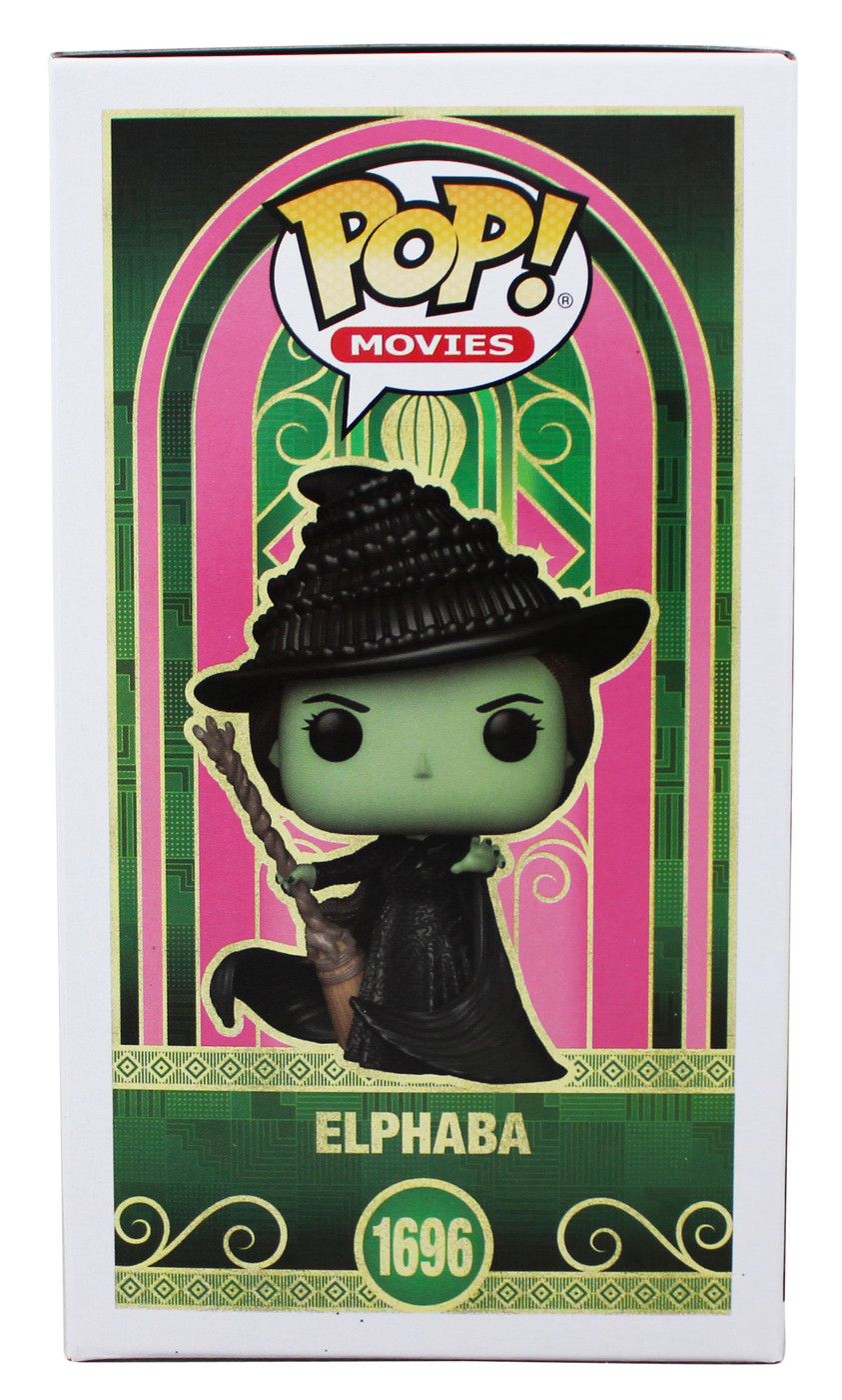 Idina Menzel Wicked Authentic Signed Elphaba #1696 Funko Pop Vinyl Figure BAS Version 1