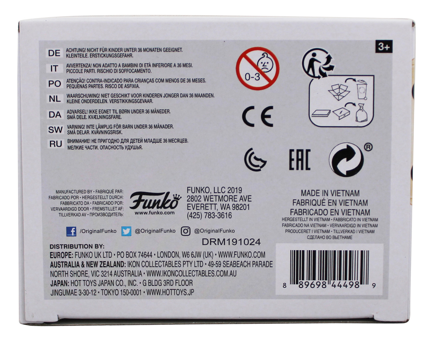 Zac Efron The Greatest Showman Signed #828 Funko Pop Vinyl Figure BAS #BL274684