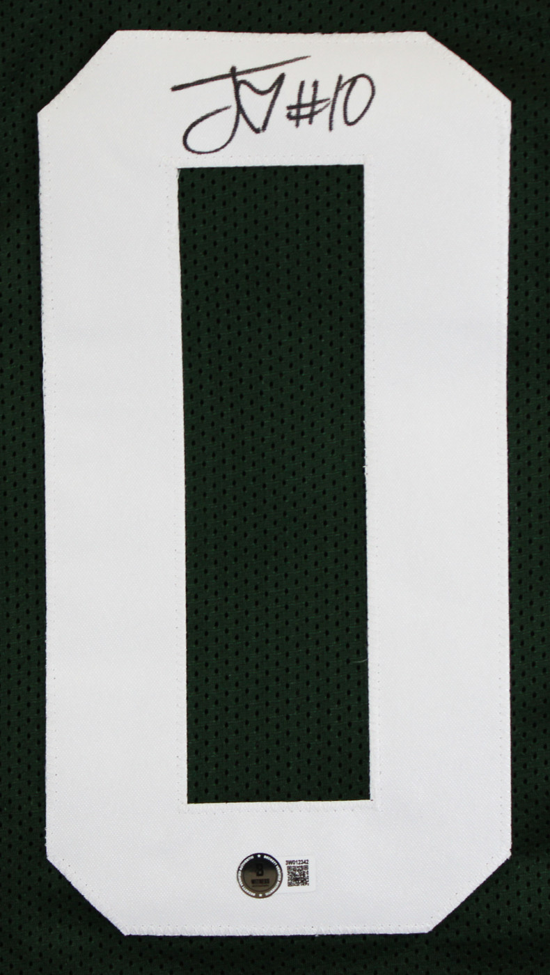 Jordan Love Authentic Signed Green Pro Style Jersey Autographed BAS Witnessed