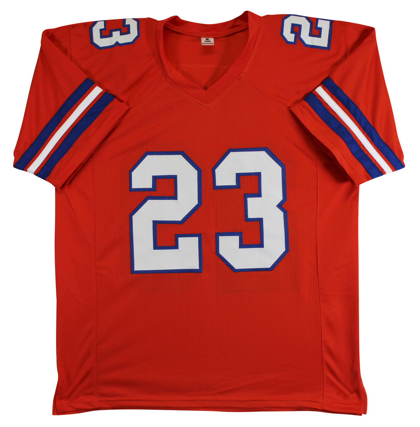 Jahdae Barron Authentic Signed Orange Pro Style Jersey Autographed BAS Witnessed Jahdae Barron