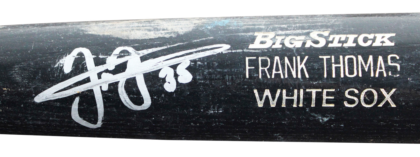 White Sox Frank Thomas Signed Game Used Rawlings Big Stick Player