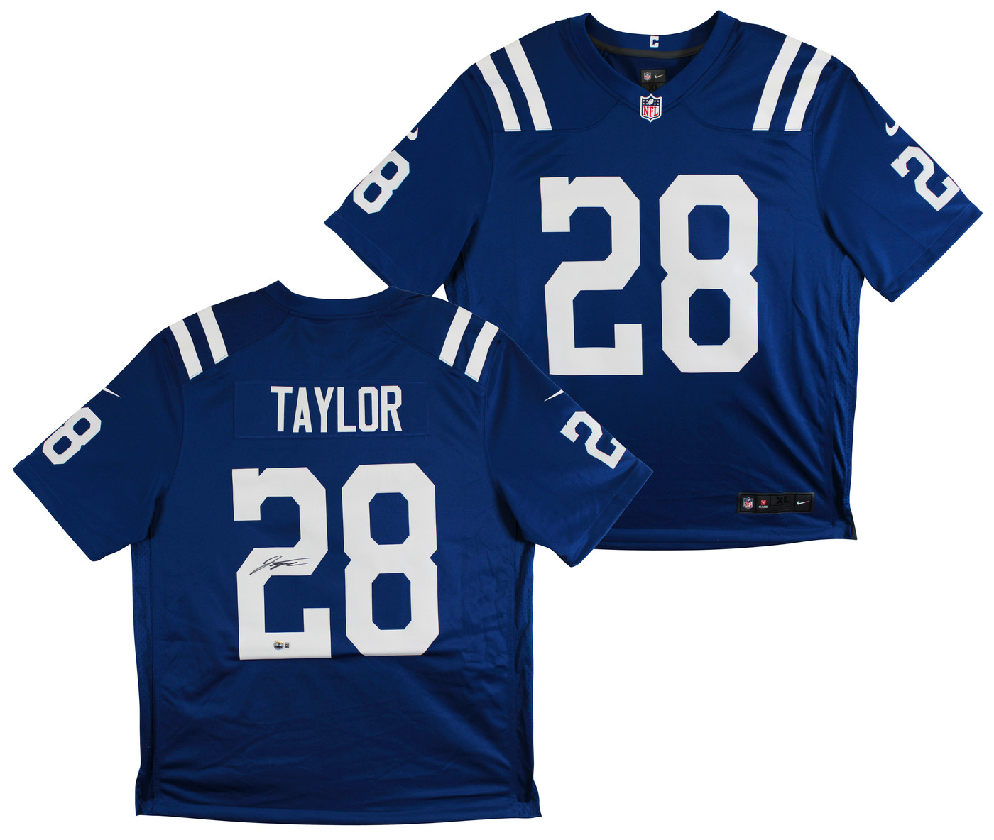 Colts Jonathan Taylor Authentic Signed Blue Nike Limited Jersey BAS Witnessed