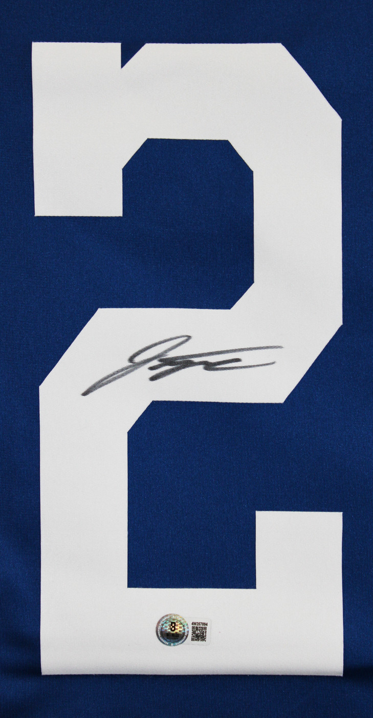 Colts Jonathan Taylor Authentic Signed Blue Nike Limited Jersey BAS Witnessed