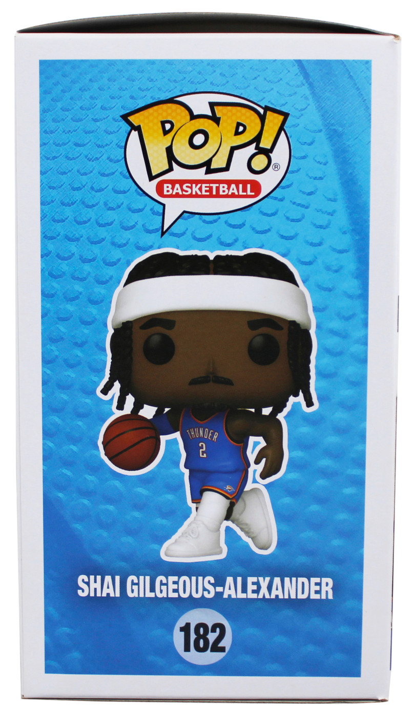 Shai Gilgeous-Alexander 直筆サイン入り フィギュア Thunder Shai Gilgeous-Alexander Signed #182 Funko Pop Vinyl Figure