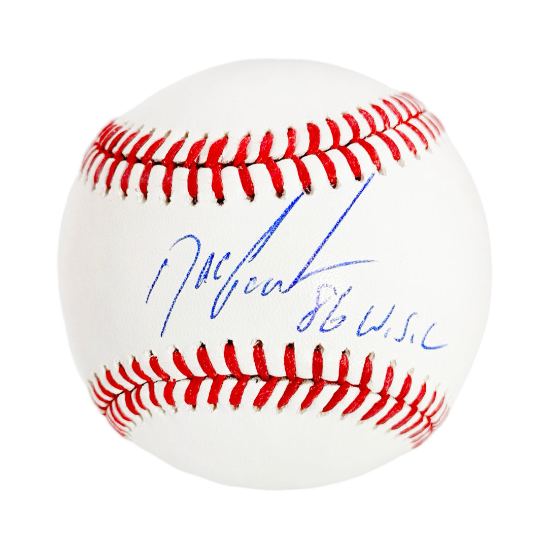 Dwight "DOC" Gooden Signed 86 WSC Inscription Official Major League Baseball (Beckett)
