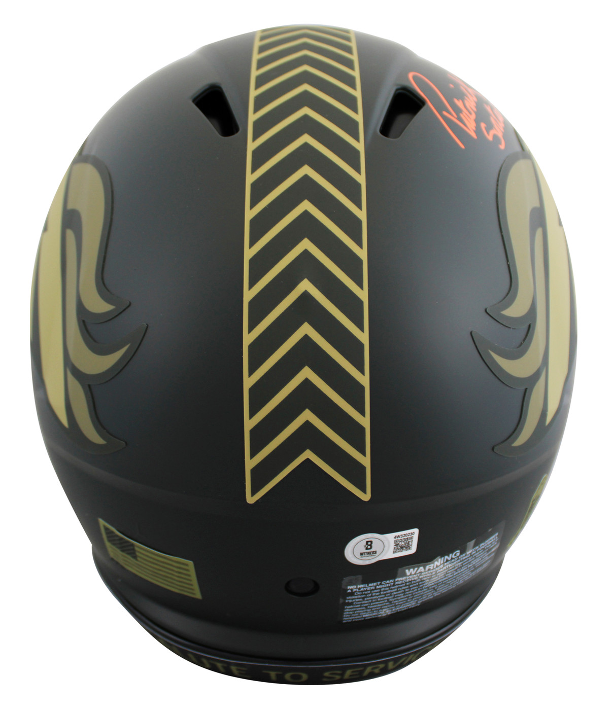 Patrick Surtain II "24 DPOY" Signed STS IV F/S Speed Proline Helmet W/ Case BAS