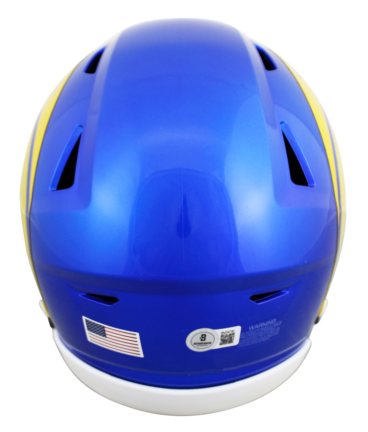 Rams Aaron Donald Authentic Signed Speed Flex Midi Replica Mid Size Helmet BAS