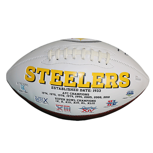 Jack Ham Pitsburgh  HOF 88 Logo Football (JSA)