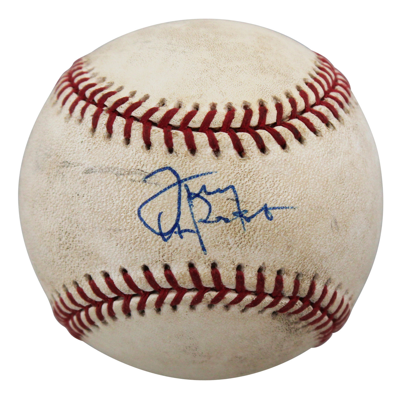 Cardinals Tony La Russa Signed Game Used Allen Selig OML Baseball BAS #BV70297