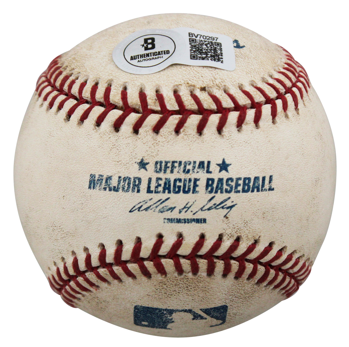 Cardinals Tony La Russa Signed Game Used Allen Selig OML Baseball BAS #BV70297