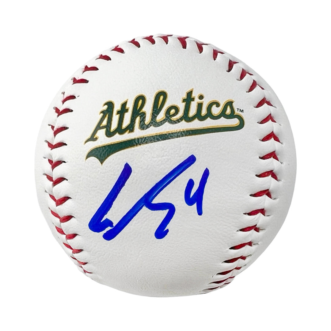 Lawrence Butler Signed Rawlings Official Logo Baseball (Beckett)
