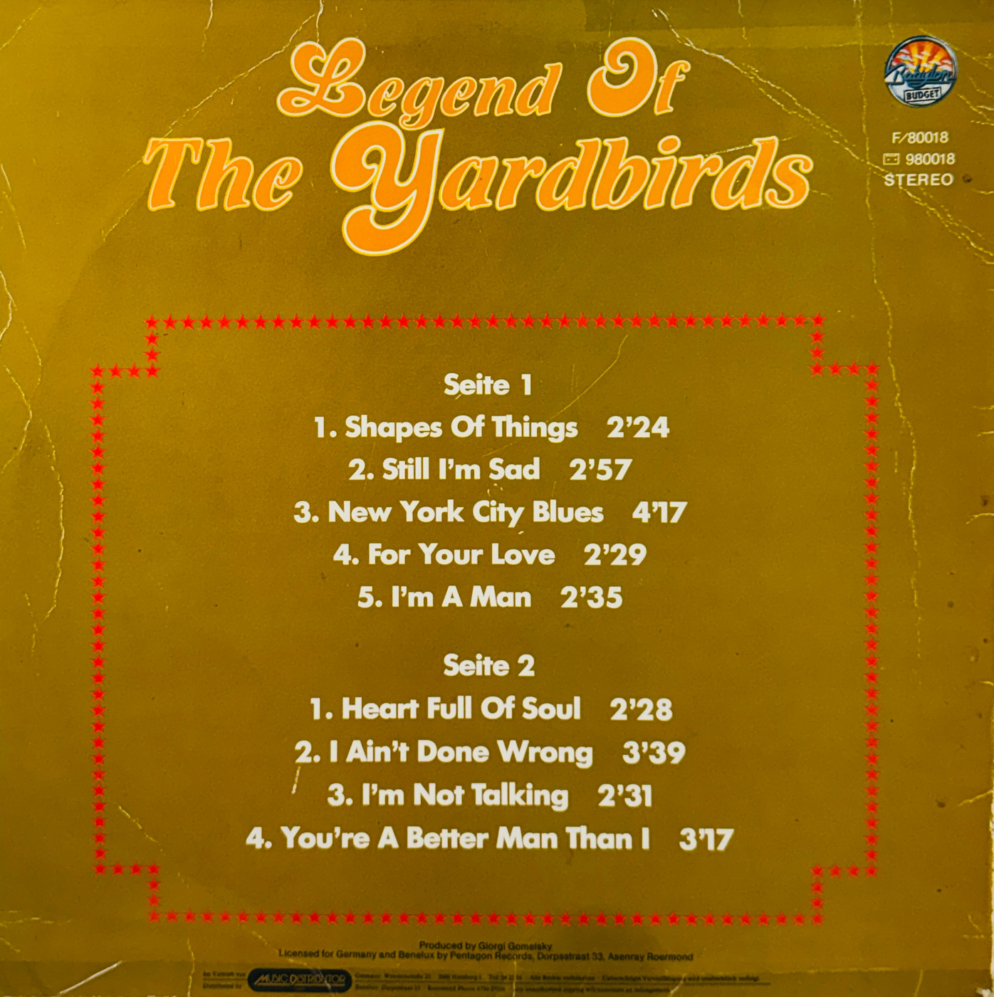 The Yardbirds 