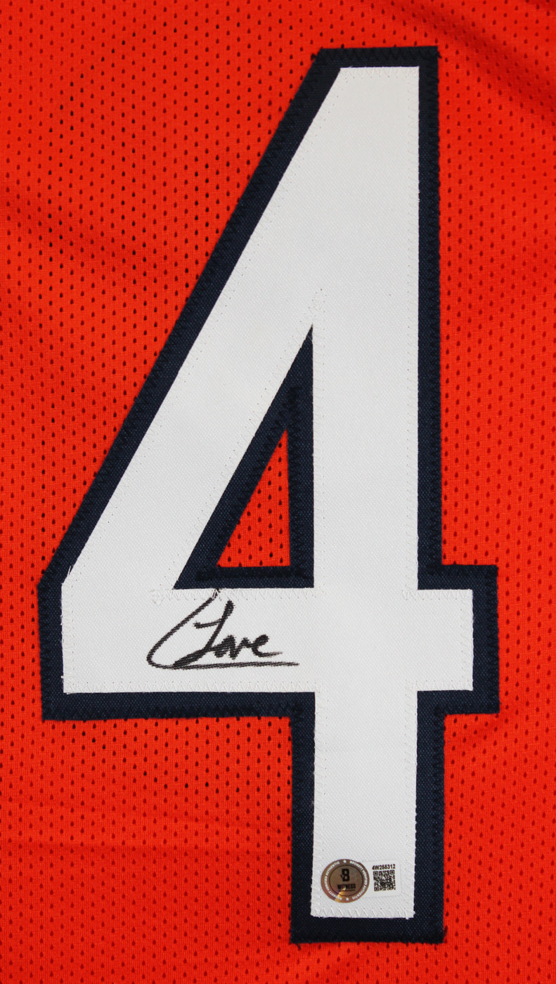 Colston Loveland Authentic Signed Orange Procut Style Jersey BAS
