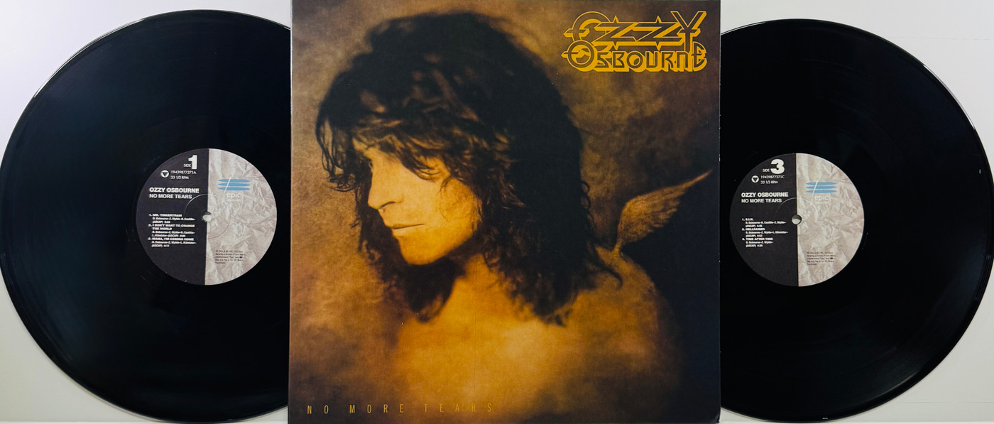 Ozzy Osbourne "No More Tears" Double LP with signed Art Card