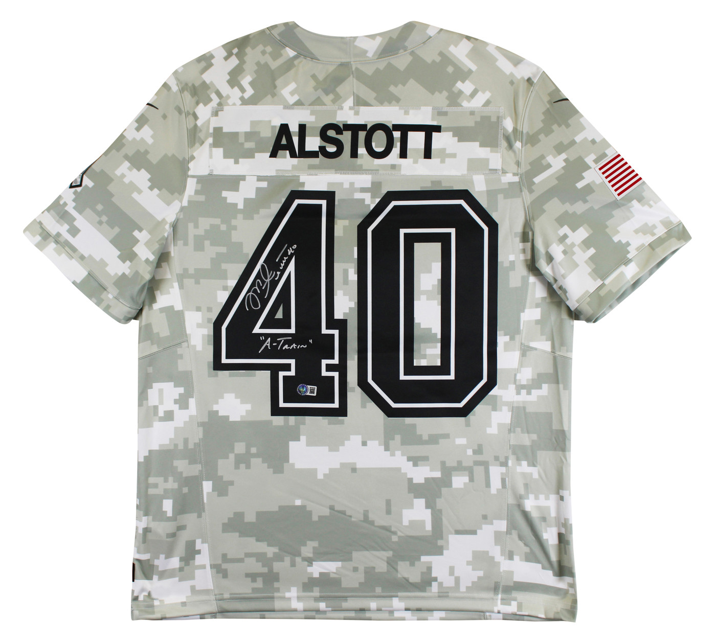 Buccaneers Mike Alstott "A-Train" Signed 2024 STS Nike Limited Jersey BAS Wit