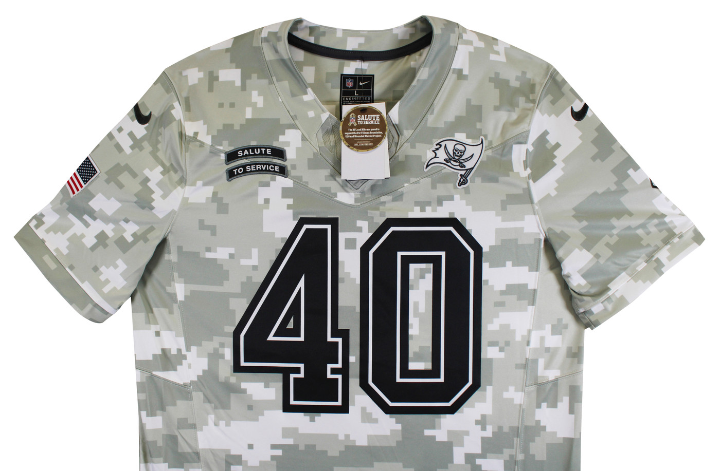 Buccaneers Mike Alstott "A-Train" Signed 2024 STS Nike Limited Jersey BAS Wit