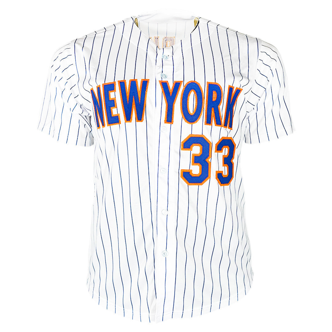 Matt Harvey Signed New York Pinstripe Baseball Jersey (JSA)