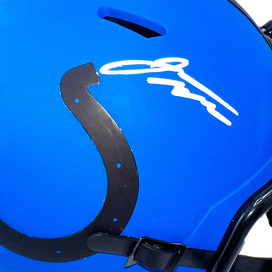 Jonathan Taylor Signed Indianapolis Colts Rave Mini Football Helmet (JSA)