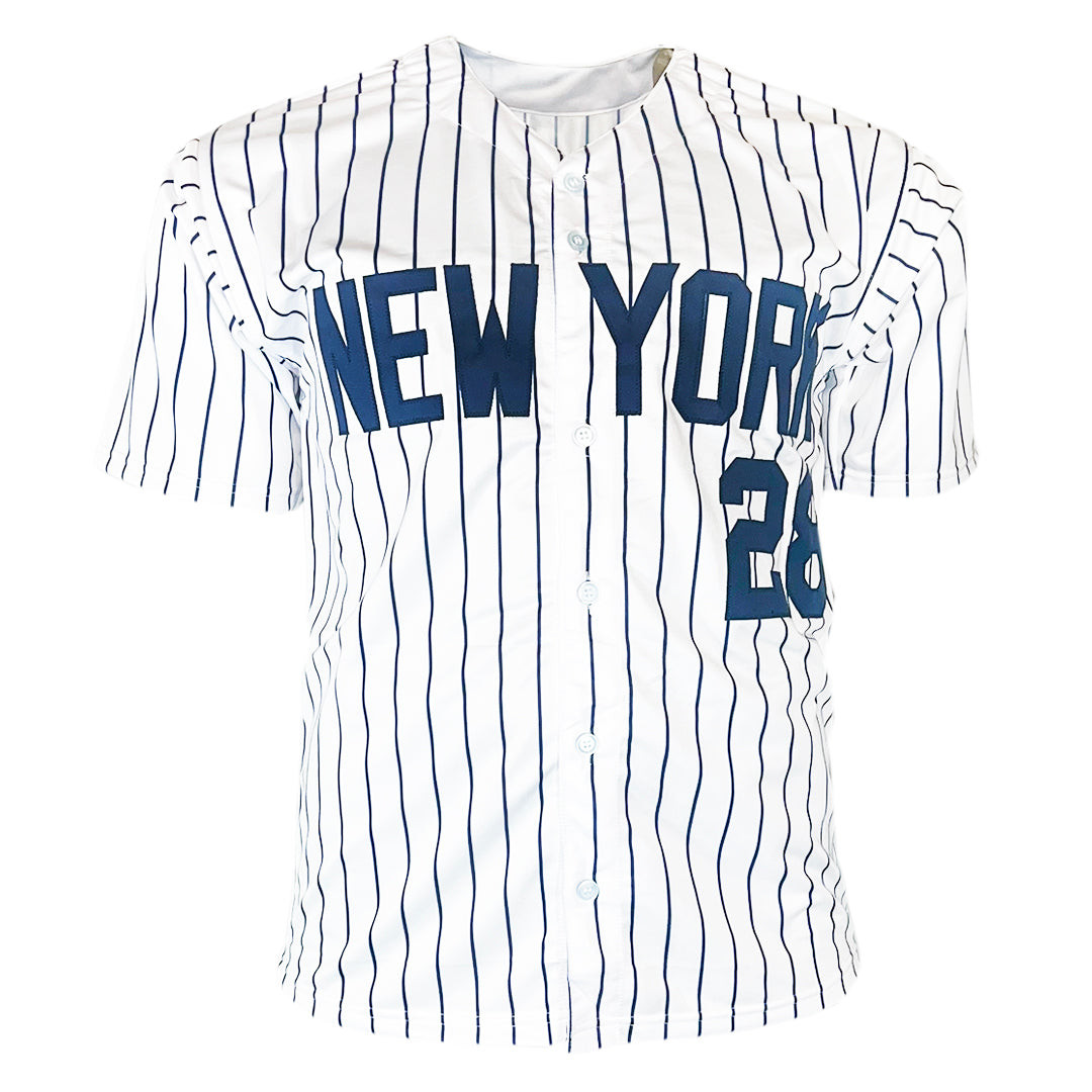 Spark Lyle Signed New York Pinstripe Baseball Jersey (JSA)