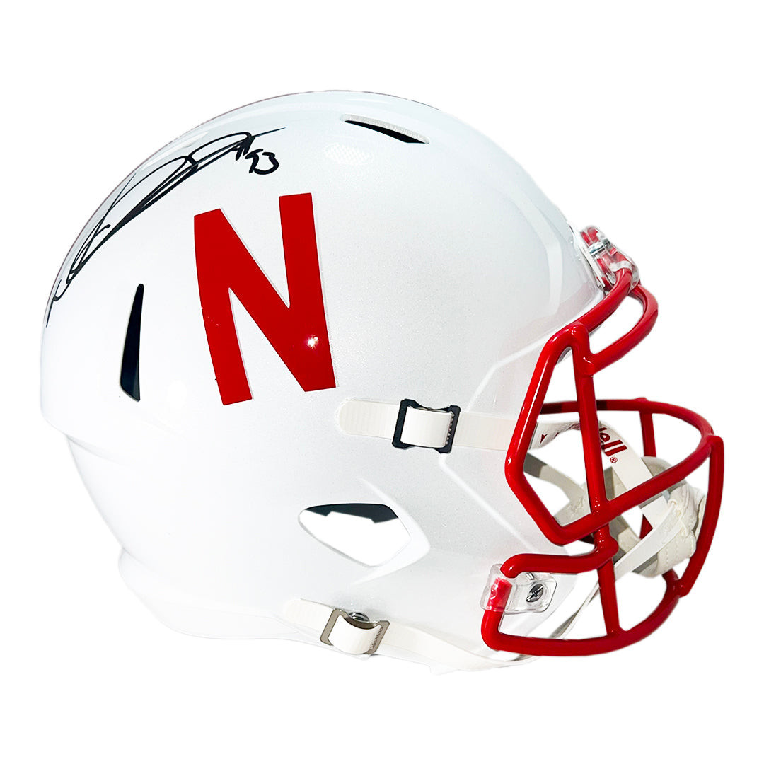 Ndamukong Suh Signed Nebraska Cornhuskers Speed Full-Size Replica Football Helmet (Beckett)