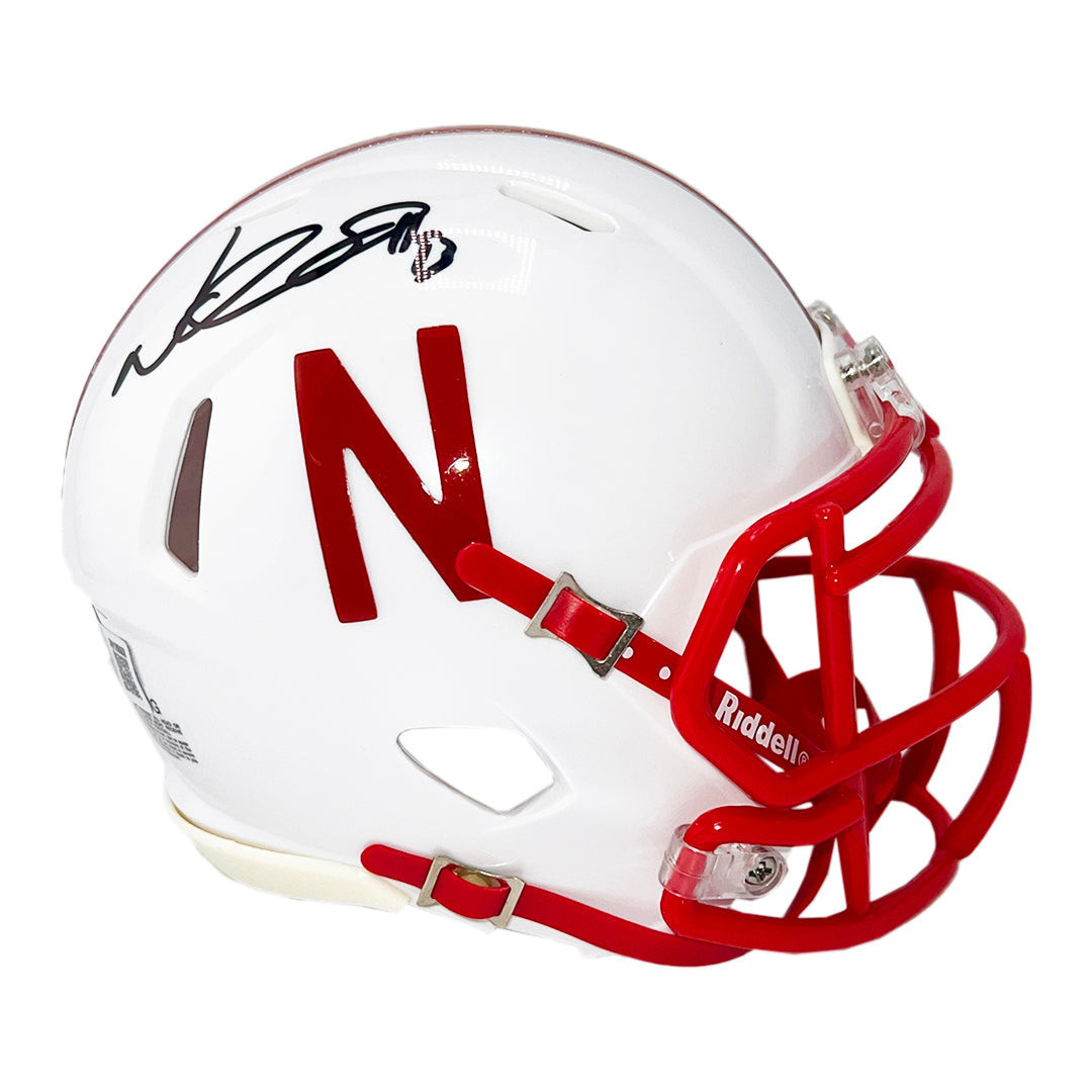 Ndamukong Suh Signed Nebraska Cornhuskers Speed Mini Football Helmet (Beckett)