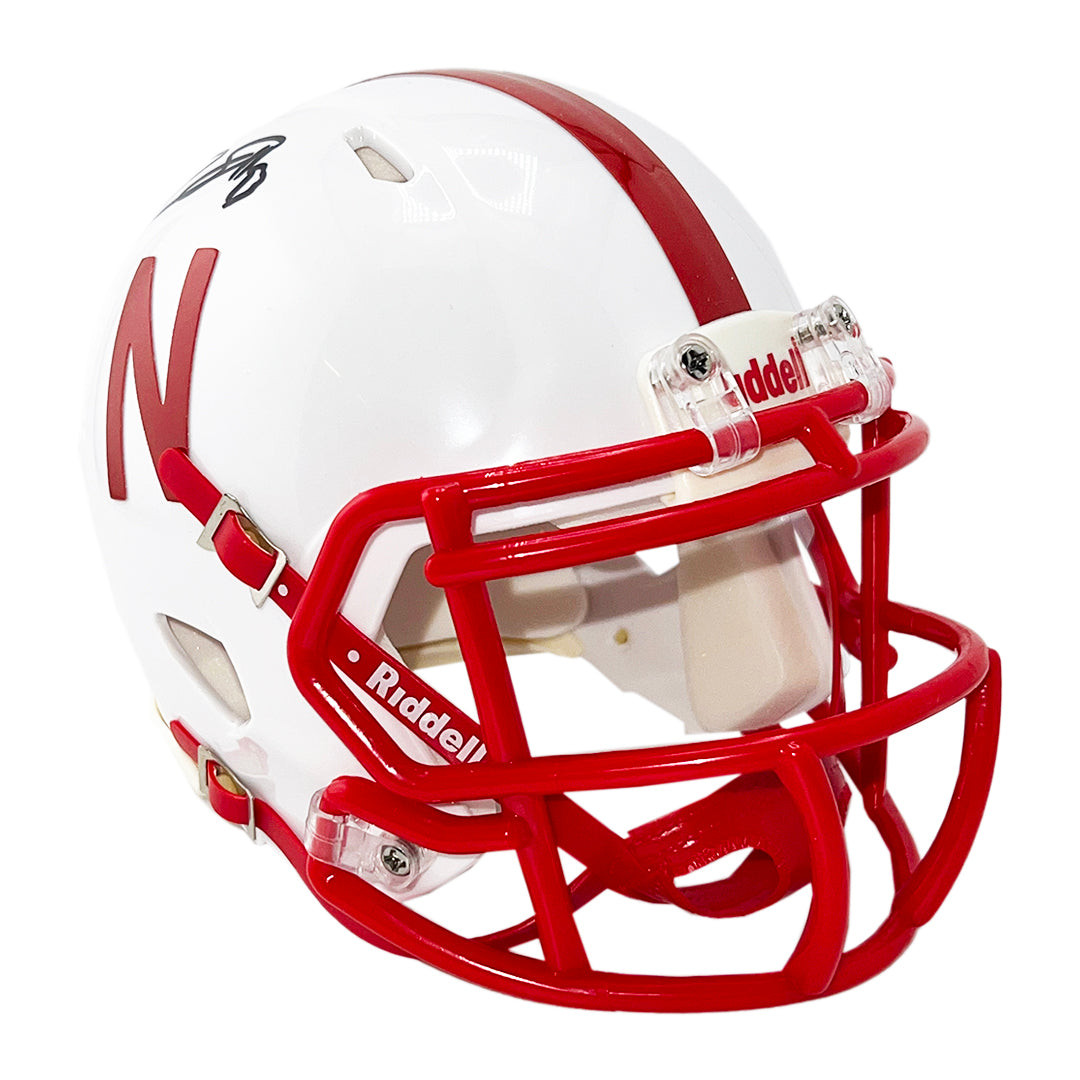 Ndamukong Suh Signed Nebraska Cornhuskers Speed Mini Football Helmet (Beckett)