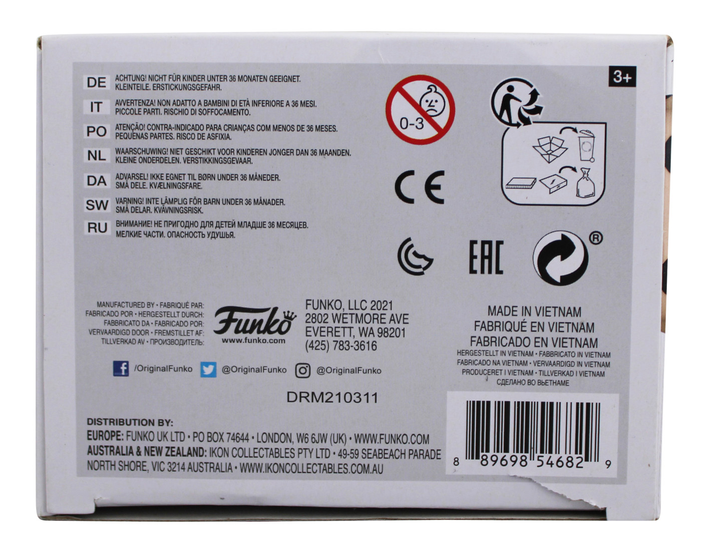 Jerry Seinfeld Authentic Signed #1088 Funko Pop Vinyl Figure PSA/DNA #AQ16896