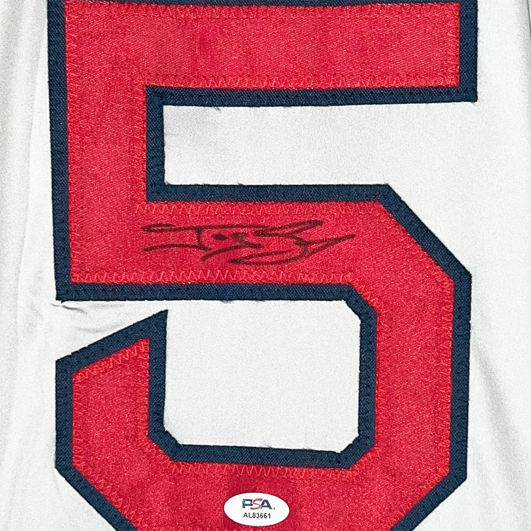 Jonny Gomes Signed Boston Gray Baseball Jersey (PSA)