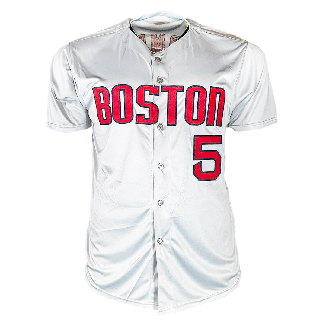 Jonny Gomes Signed Boston Gray Baseball Jersey (PSA)