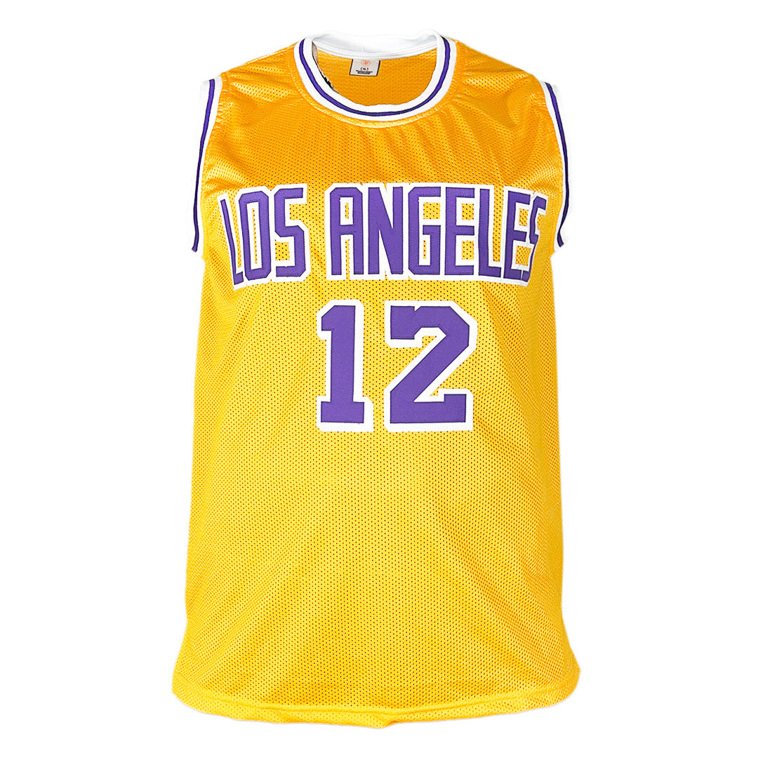 23-24 DEICE BANK YELLOW LGR/BL 新品未使用 Vlade Divac Signed Los Angeles Yellow Basketball Jersey (Beckett) -