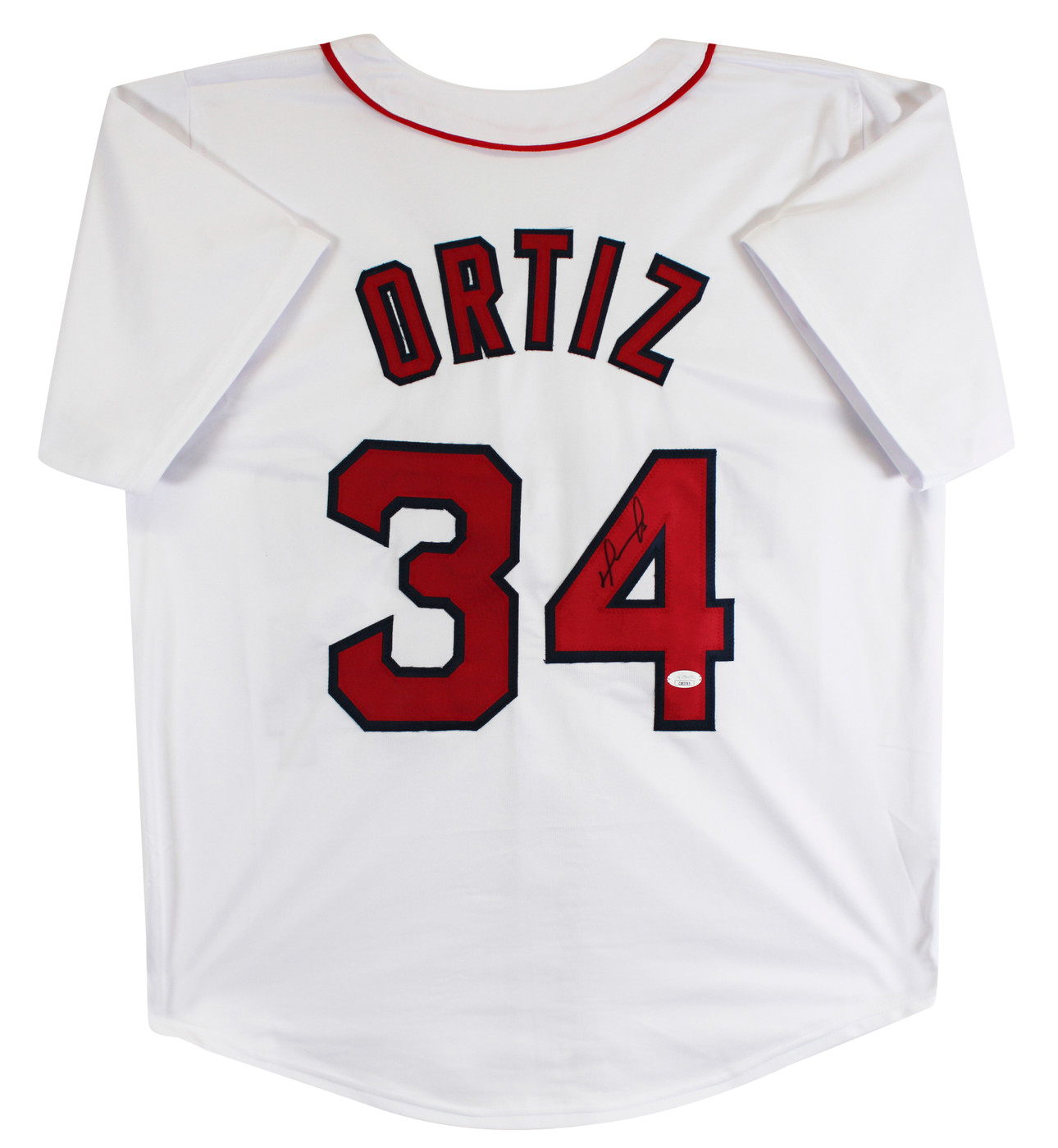 David Ortiz Authentic Signed White Pro Style Jersey Autographed JSA