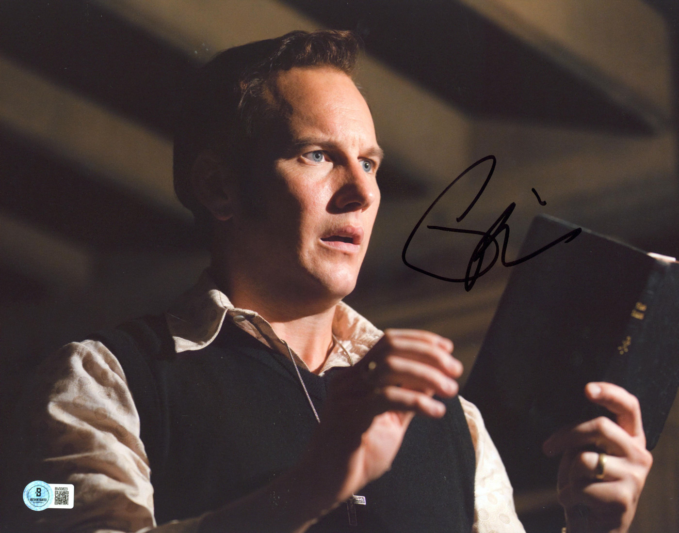 Patrick Wilson The Conjuring Authentic Signed 11x14 Horizontal Photo BAS BV00823