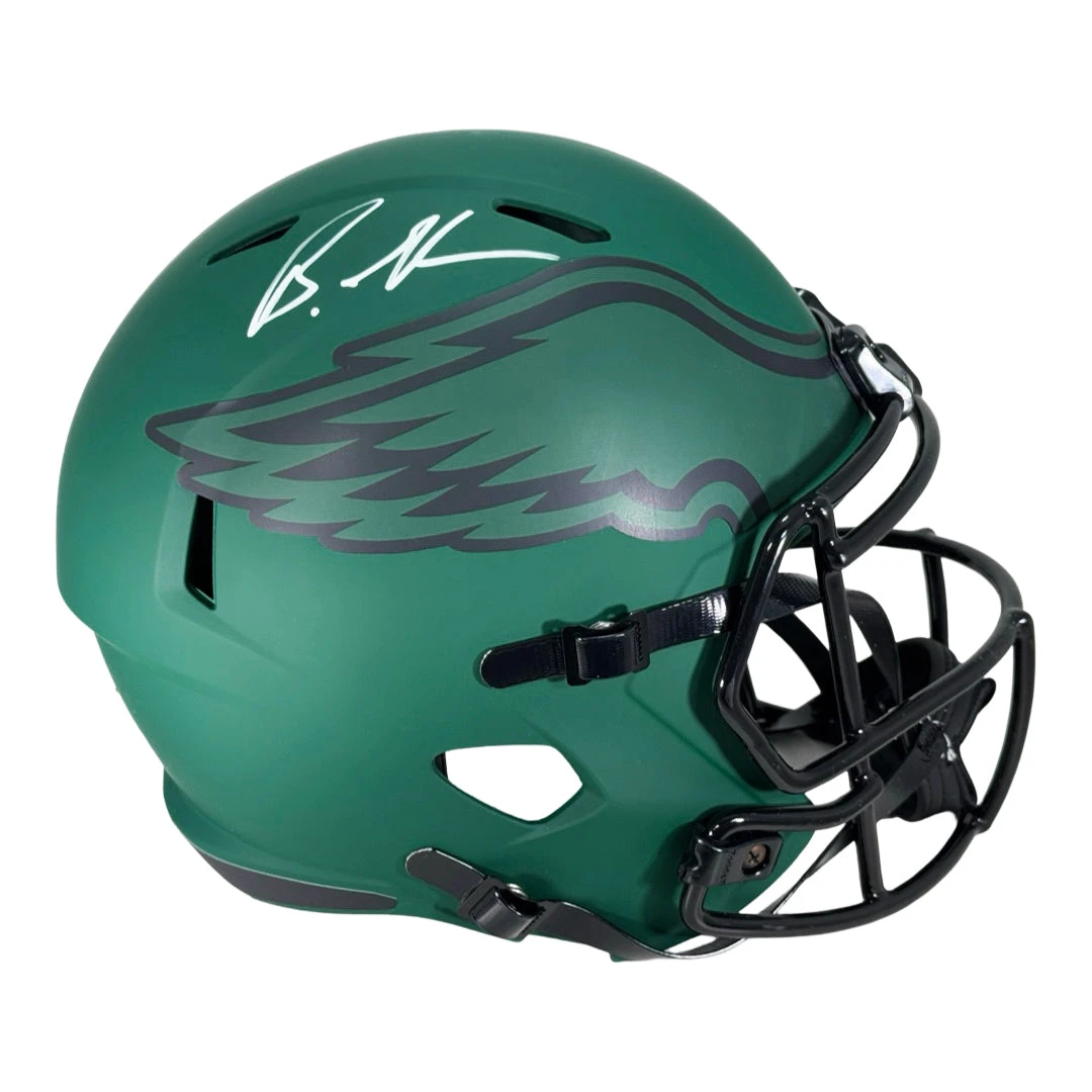 Brandon Graham Signed Philadelphia Eagles Rave Full-Size Replica Football Helmet (Beckett)