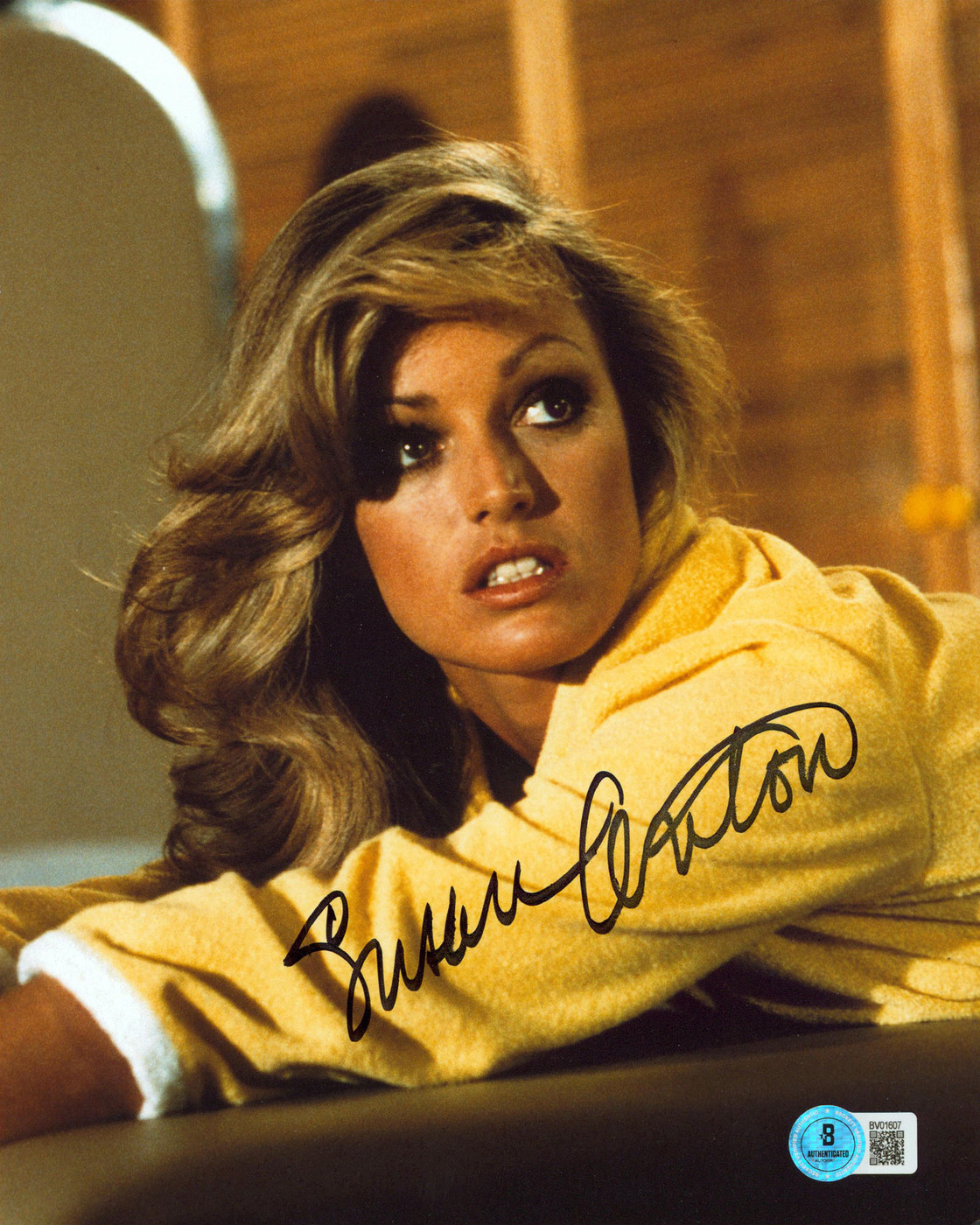 Susan Anton Goldengirl Authentic Signed 8x10 Vertical Photo Autographed BAS 9
