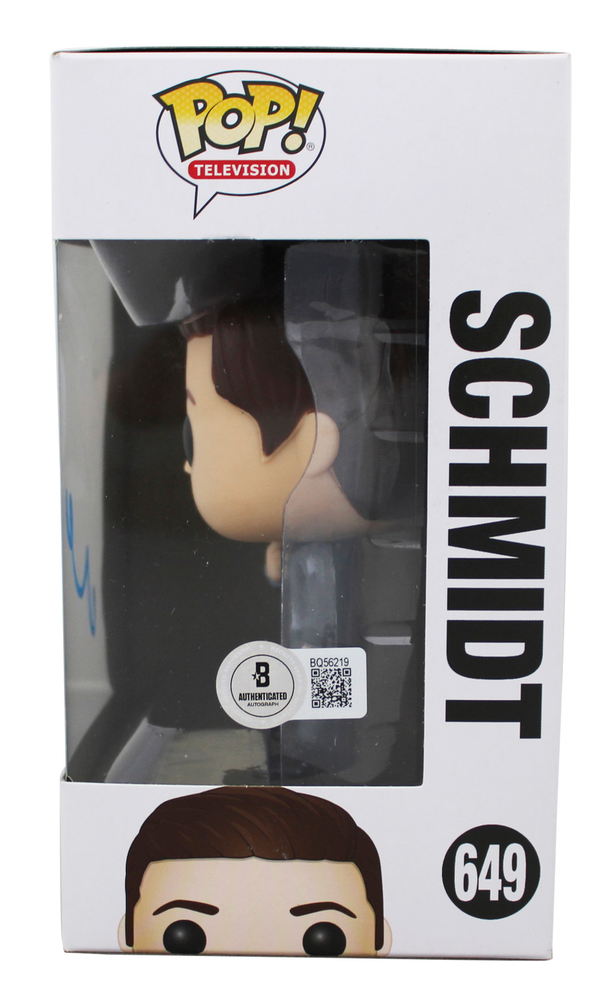 Max Greenfield New Girl Signed Schmidt #649 Funko Pop Vinyl Figure BAS #BQ56219