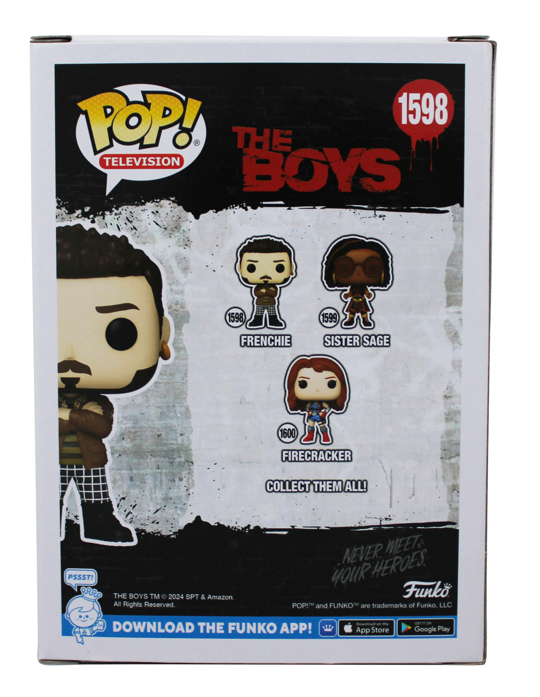 Tomer Capone The Boys Signed Frenchie #1598 Funko Pop Vinyl Figure JSA #AW31989