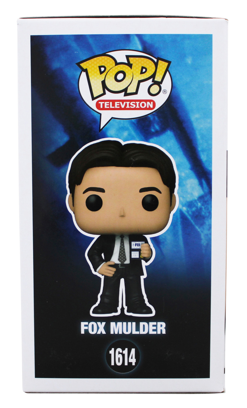 David Duchovny The X-Files Signed Fox Mulder #1614 Funko Pop Figure JSA #CI32783