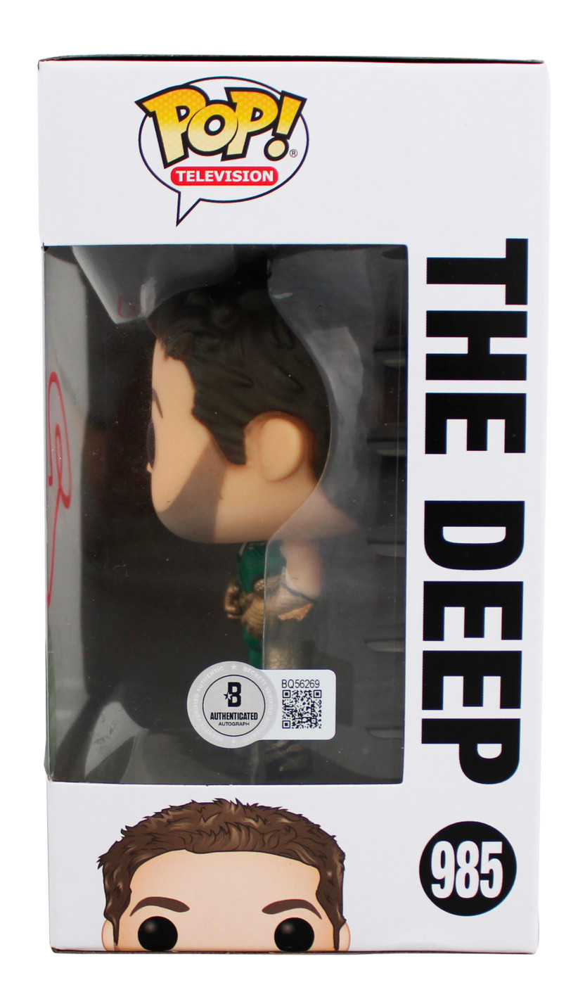 Chace Crawford The Boys Signed The Deep #985 Funko Pop Vinyl Figure BAS #BQ56269