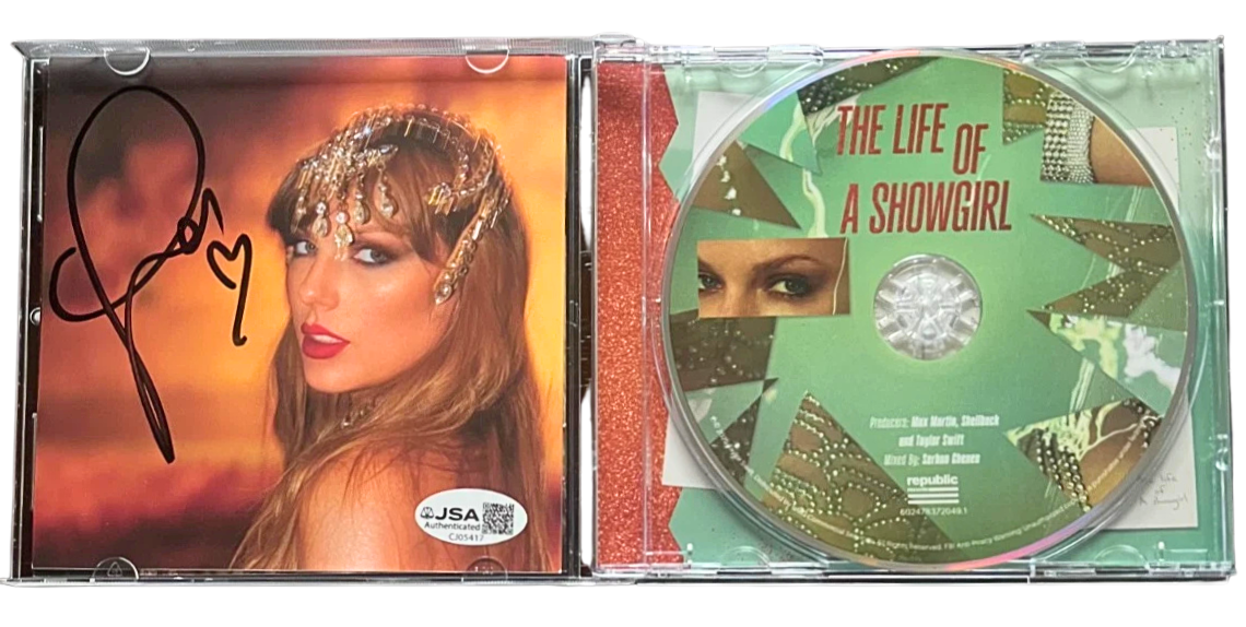 The Life of a Showgirl CD + Hand Signed Photo 1