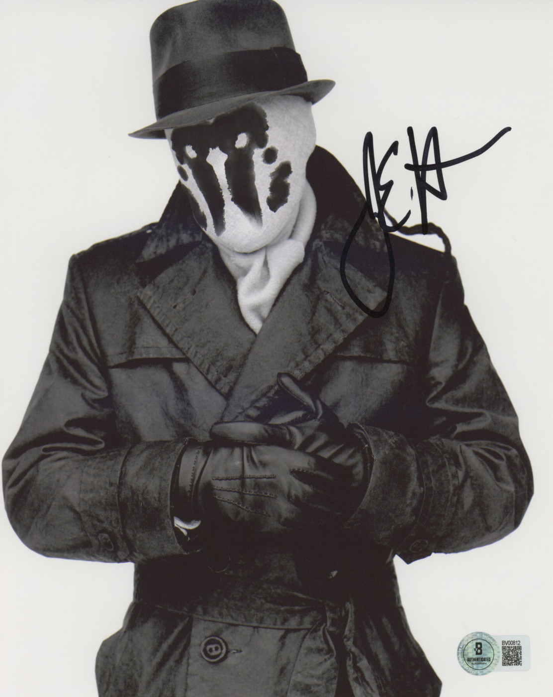 Jackie Earle Haley Watchmen Authentic Signed 8x10 Photo Autographed BAS #BV00812