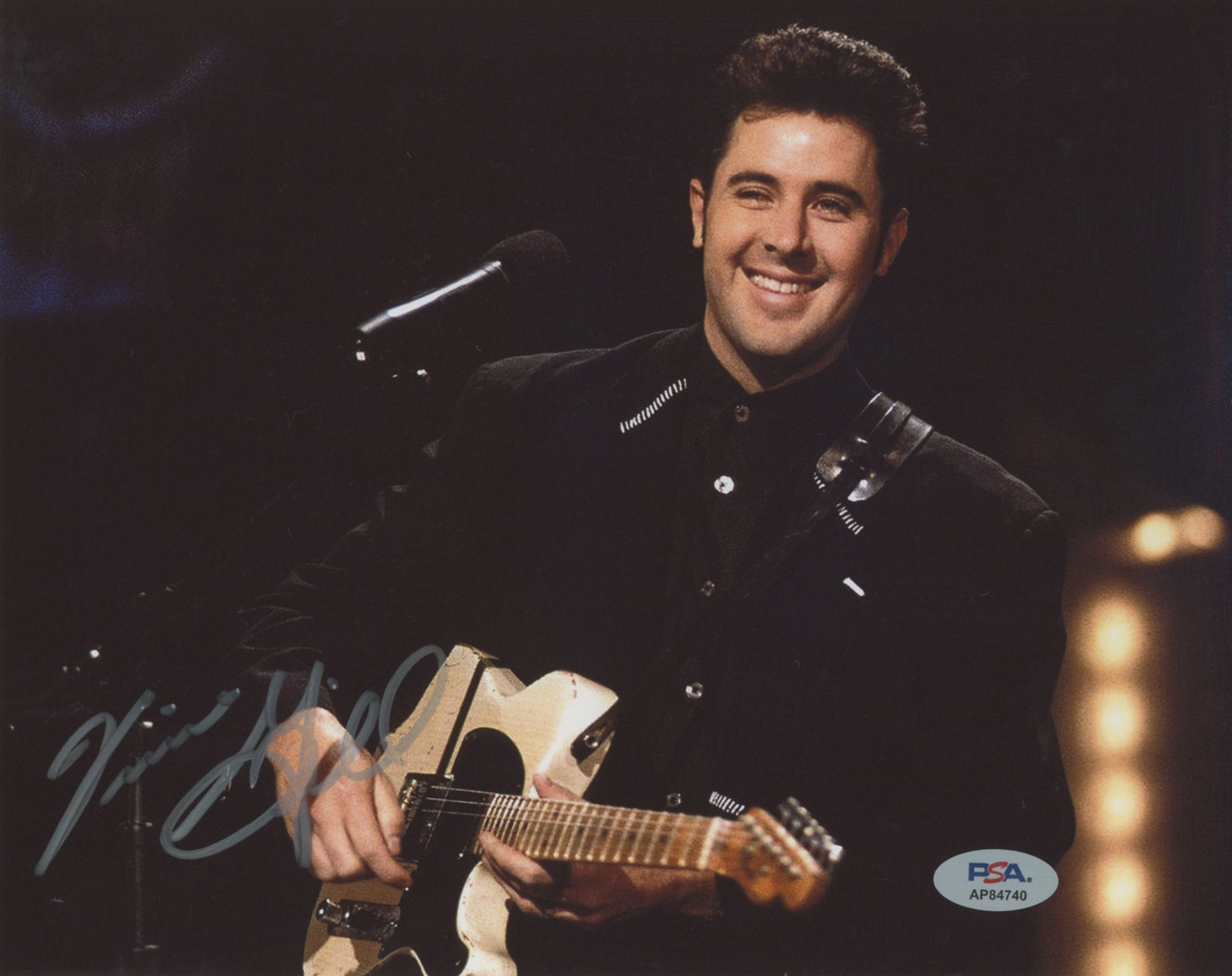 Vince Gill Country Musician Authentic Signed 8x10 Horizontal Photo PSA/DNA 15