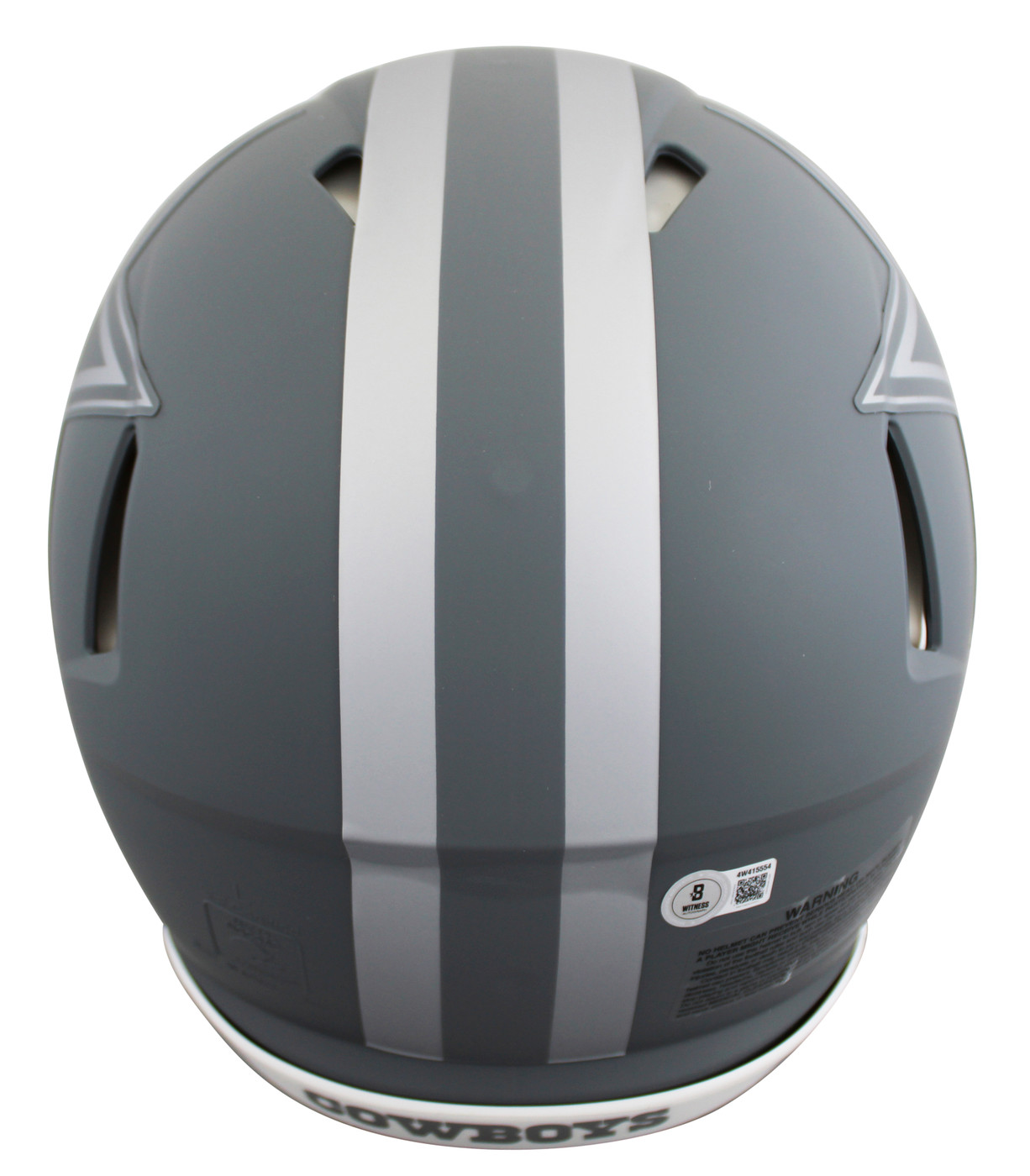 Cowboys Dez Bryant Signed Slate Full Size Speed Proline Helmet BAS Witnessed