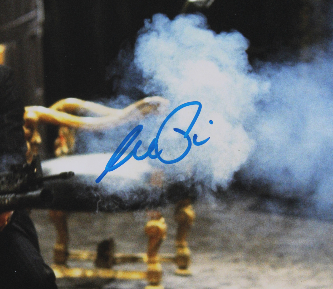 Al Pacino Scarface Authentic Signed 16x20 Horizontal Shooting Photo BAS 6