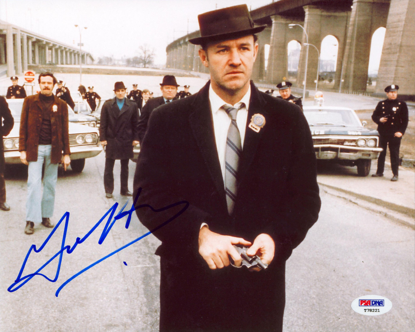 Gene Hackman The French Connection Authentic Signed 8x10 Photo PSA/DNA #T78221
