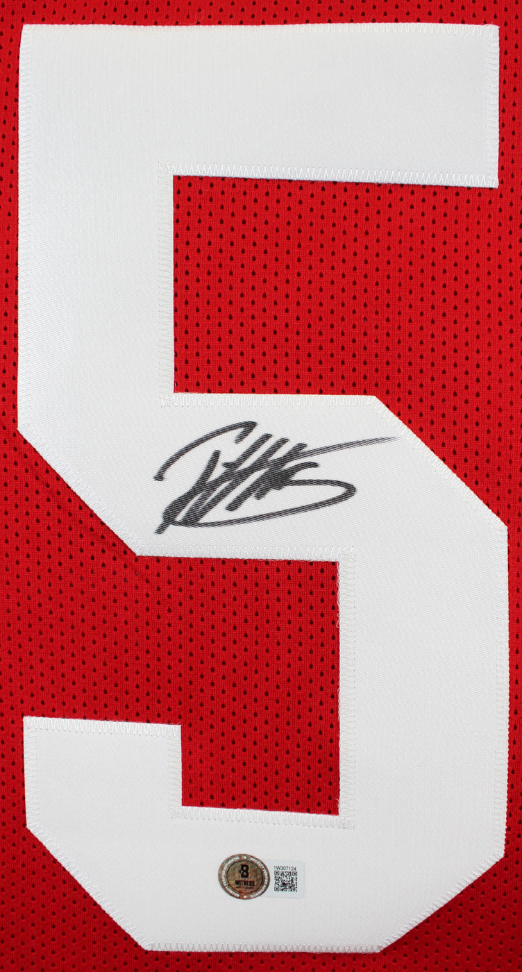 Patrick WIllis "HOF 24" Authentic Signed Red Pro Style Jersey BAS Witnessed
