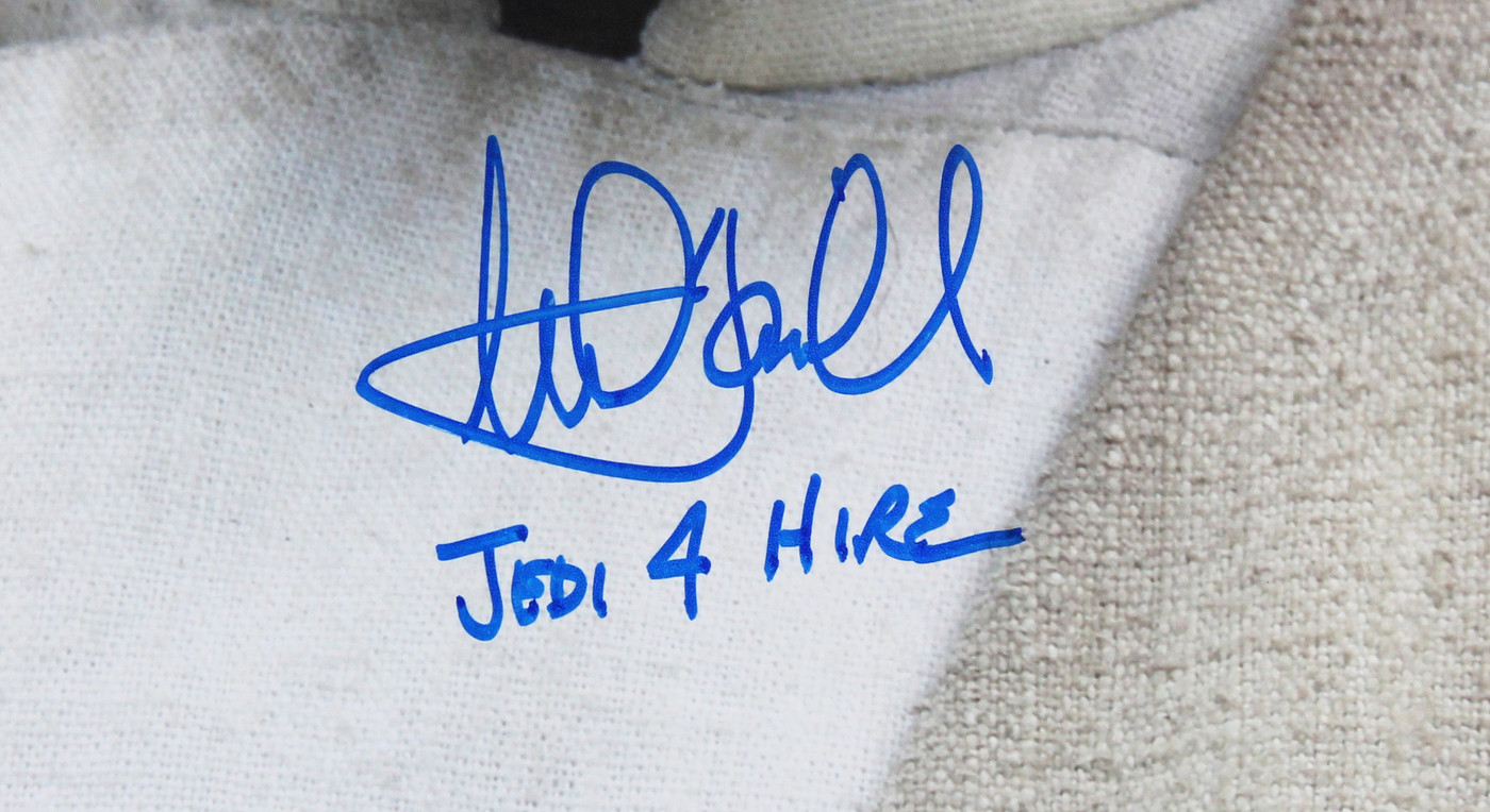 Mark Hamill Star Wars The Force Awakens "Jedi 4 Hire" Signed 16x20 Photo BAS