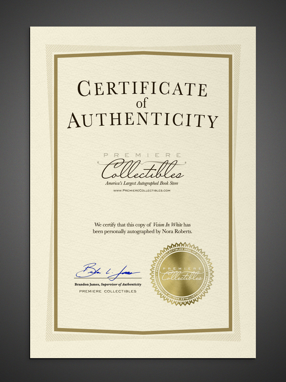 Vision In White Hardcover Edition