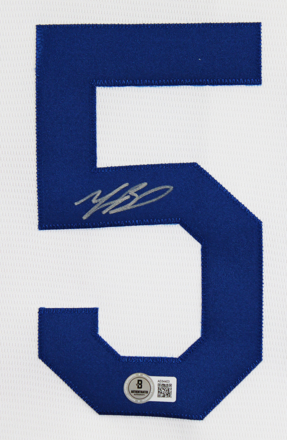 Dodgers Mookie Betts Authentic Signed White Majestic Cool Base Jersey BAS