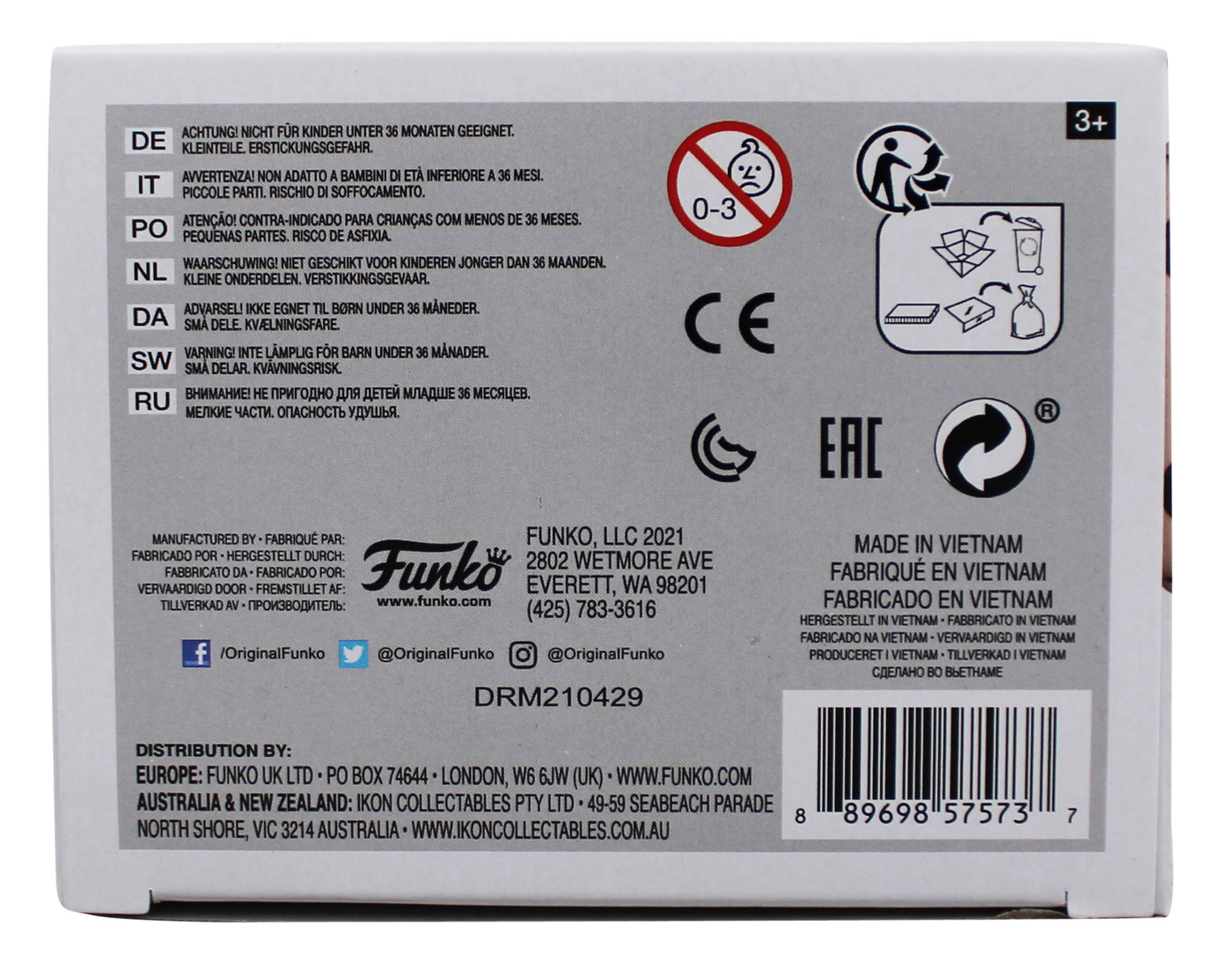 Lin-Manuel Miranda Signed Alexander Hamilton Funko Pop Vinyl Figure BAS #BV73153